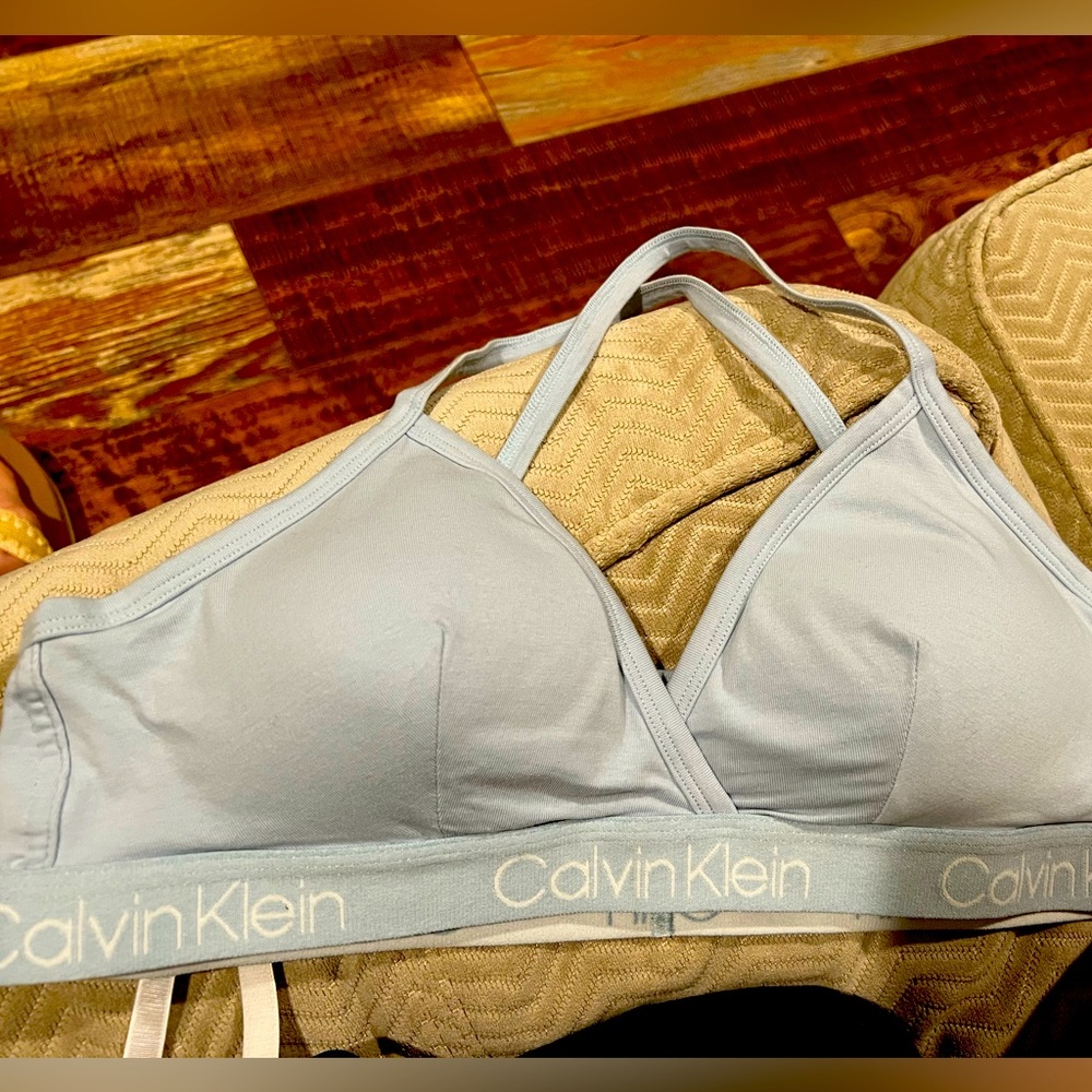 Calvin Klein Light Blue Bralette
